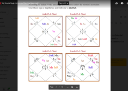 Impact of Sun in Gemini in female chart in lagna superimposed on male chart saturn in libra ascendant